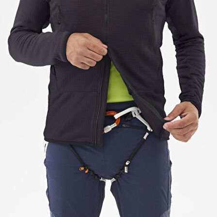 Millet FUSION GRID H Erkek Kapşonlu Polar Ceket Tam Fermuarlı  MIV9024 0247