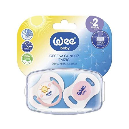 Wee Baby 2'li Gece/Gündüz Emziği No:2 153