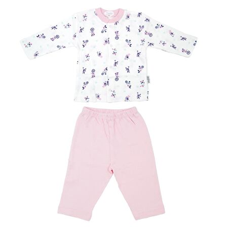 Sebi Bebe Bisikletli Bebek Pijama Takımı 2261