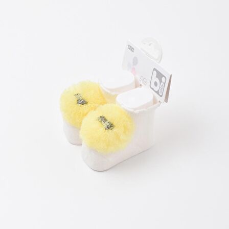 Bibaby Ponpon Bebek Çorabı 68337