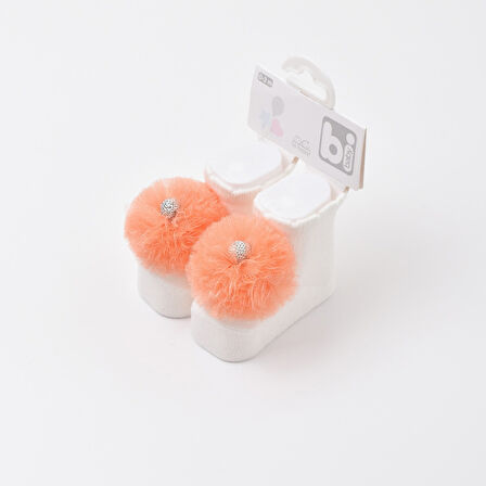 Bibaby Ponpon Bebek Çorabı 68337
