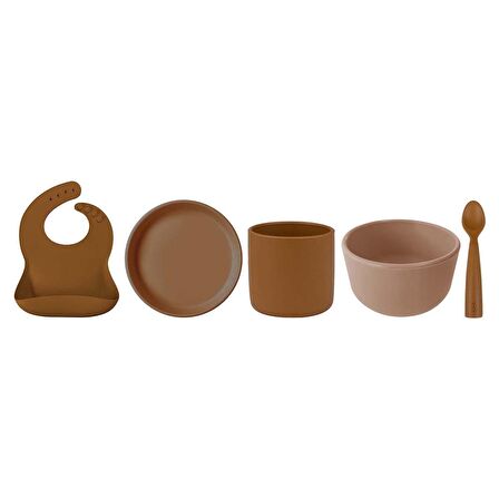 Oioi Basic Silikon Beslenme Seti 5 Parça