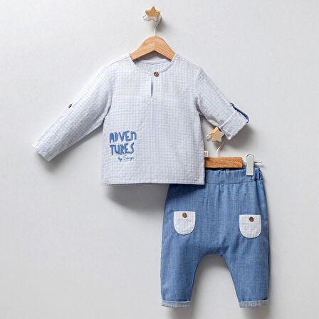 Tongs Baby Gofre 2'li Bebek Takım 5183