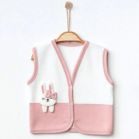 Ekebaby Bunny Lüx Kapitone Yelek 44127