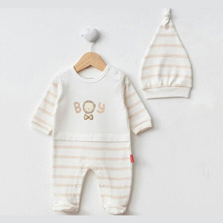 Cocopoco Şapkalı Bebek Tulumu 1072