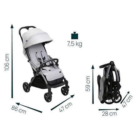 Chicco Goody XPlus İkiz Bebek Arabası