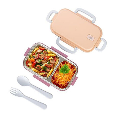 Titiz Plastik Aura 2 Bölmeli Beslenme Kabı 150-300 Ml