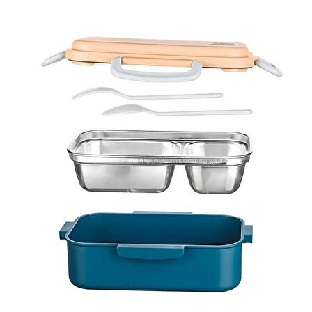 Titiz Plastik Aura 2 Bölmeli Beslenme Kabı 150-300 Ml