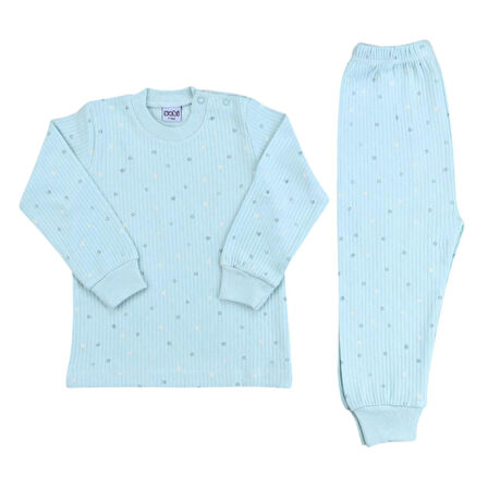 Sebi Bebe Nokta Çiçek Pijama Takım 9154