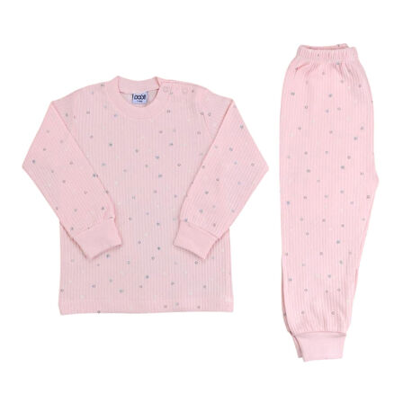 Sebi Bebe Nokta Çiçek Pijama Takım 9154