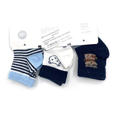Bebitof 3'lü Bebek Çorabı 395