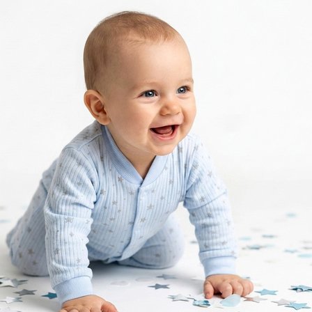 Sebi Bebe Yıldızlı Patikli Tulum 1131