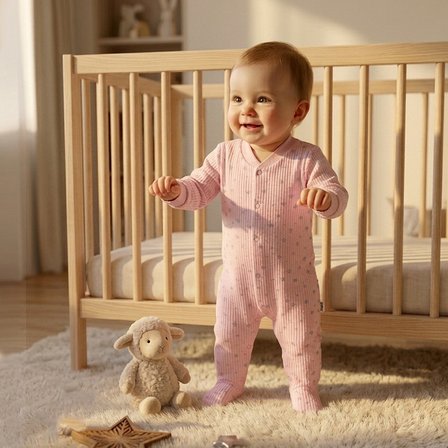 Sebi Bebe Yıldızlı Patikli Tulum 1131