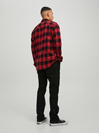 JACK&JONES 12212128 KARELI UZUN KOL GOMLEK