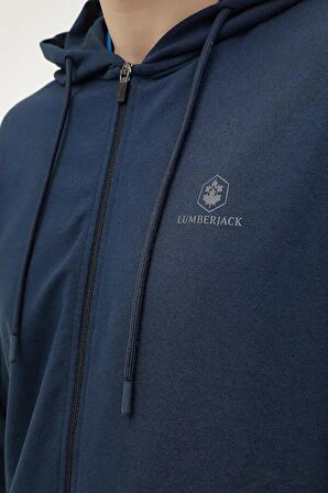LUMBERJACK SN72 BASIC HOODIE FULL ZIP 1PR KAPSONLU ON FERMUA