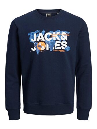JACK&JONES 12240211 JACK&JONES YAZILI BASKILI SWEAT