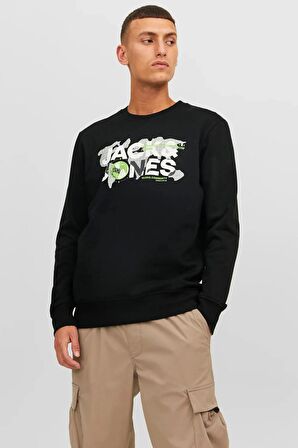 JACK&JONES 12240211 JACK&JONES YAZILI BASKILI SWEAT