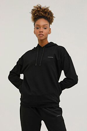 LUMBERJACK 17SN80 LUMBERJACK YAZILI KAPUSONLU BASIC HOODIE
