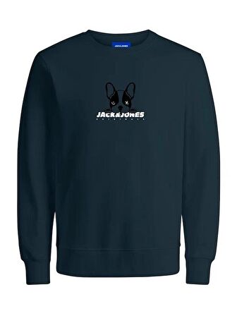 JACK&JONES 12248906 0 YAKA 2 IPLIK SARDONLU SWEAT