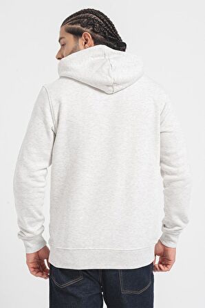 JACK&JONES 12248898 BASKILI KAPUSONLU SARDONLU SWEATSHIRT