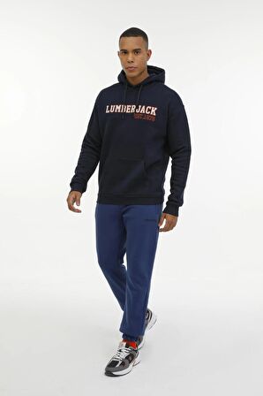 LUMBERJACK ML UNEG 17TY-504 3 PR KAPUSONLU SARDONLU SWEATSHIRT