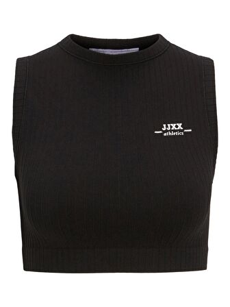 JACK&JONES JJXX 12219893   KENDINDEN CUZGULU 0 YAKA KOLSUZ CROP TSHIRT