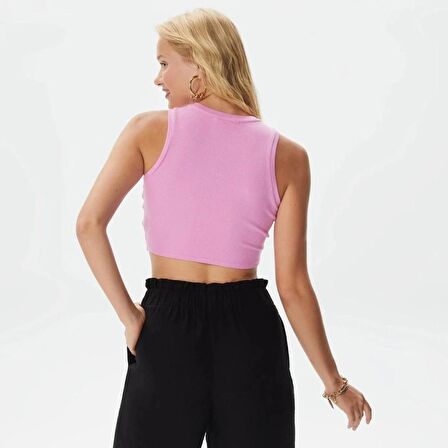 ONLY 15282771 FITILLI KUMAS 0 YAKA KOLSUZ CROP BODY