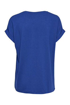 ONLY 15106662 ACIK YAKA KOL KATLAMALI KISA KOL TSHIRT