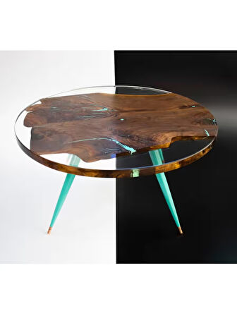 7.5 Kg Wood Epoxy Quatro Maxi/ Kalın Döküm Şeffaf Epoksi Reçine Sehpa, Masa Için (YENİ)