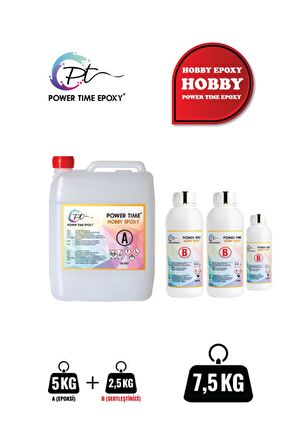 7.5 Kg Hobby Epoxy/ Şeffaf Epoksi Reçine Ince Döküm