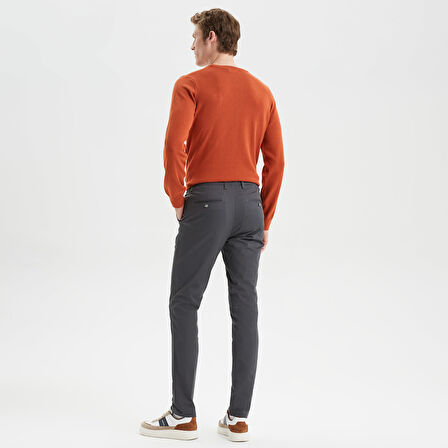 NAUTICA ERKEK ANTRASİT SLIM FIT CHINO PANTOLON