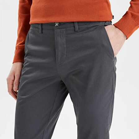 NAUTICA ERKEK ANTRASİT SLIM FIT CHINO PANTOLON