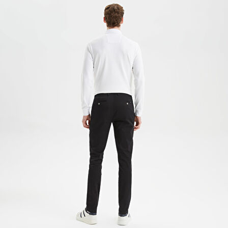 Nautica Erkek Siyah Slim Fit Chino Pantolon