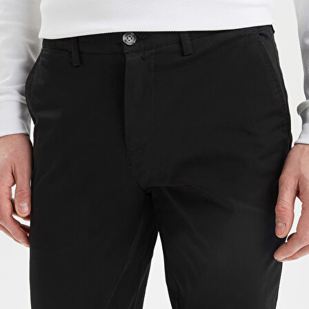 Nautica Erkek Siyah Slim Fit Chino Pantolon
