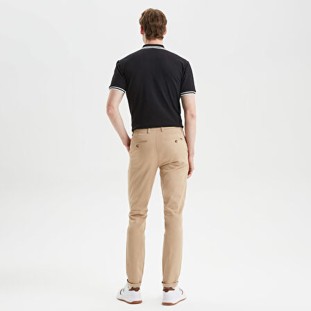 Nautica Erkek Bej Slim Fit Chino Pantolon