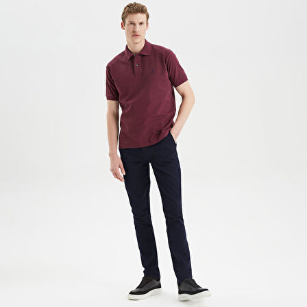 Nautica Erkek Lacivert Slim Fit Chino Pantolon