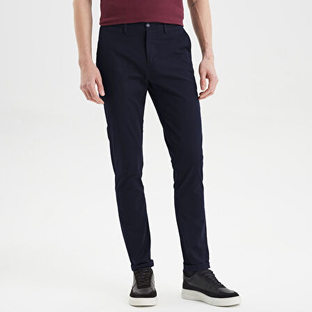 Nautica Erkek Lacivert Slim Fit Chino Pantolon