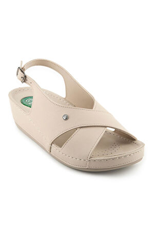 Muya İngane Anatomik Taban Jel Destekli Topuk Dikeni Kadın Sandalet