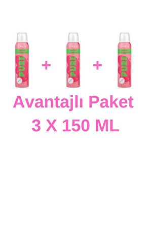 - Deodorant Pure 3*150 ml Parfümlü Berg