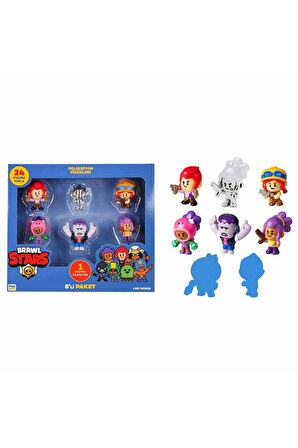 Brawl Stars Delüks 8'li Figür Seti S1 - Colt'Lu Set 8 Li Brawls Star Figür Seti Model 3 Amber Crow