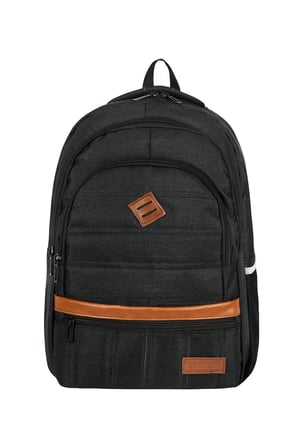 Su Gecirmez Cordura Kumas Punterez Dikisli Laptop ve Suluk Bolmeli Gunluk ve Okul Sirt Cantasi