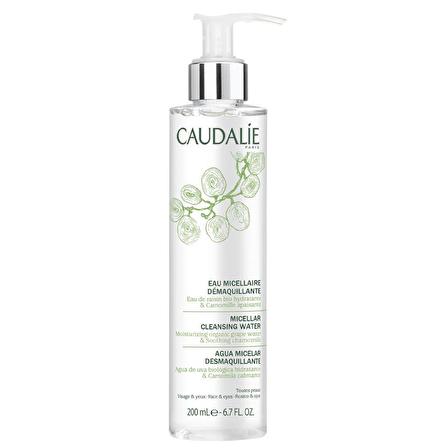 Caudalie Hassas Cilt için Temizleyici Parabensiz Yüz Temizleme Suyu 200 ml 