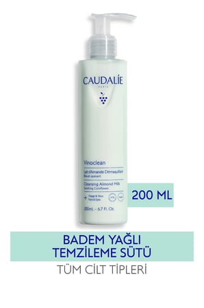 Caudalie Vinoclean Badem Yağlı Temizleme Sütü 200ml