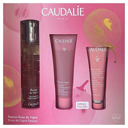 Caudalie Rose De Vignes Üçlü Set