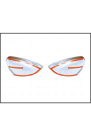 VW Tiguan Krom Ayna Kapağı 2 Parça 2007-2016 Paslanmaz Çelik