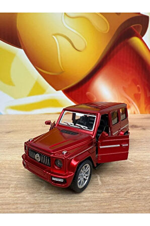 Mercedes G Class 1/36 Ölçek Çek Bırak Model Araba Mercedes Benz G63 Diecast Araba Açılan Kapılar