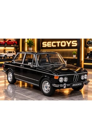 1:24 BMW 2002 Ti Diecast Model Araba Açılan Kapı Bagaj Kaput BMW Klasik Model Araba