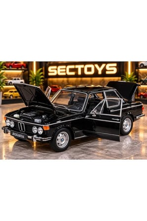 1:24 BMW 2002 Ti Diecast Model Araba Açılan Kapı Bagaj Kaput BMW Klasik Model Araba