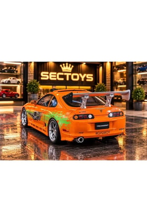 Hızlı ve Öfkeli Fast and Furious 1995 Toyota Supra Model Araba 1:24 Ölçek