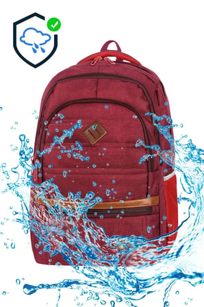 Su Gecirmez Cordura Kumas Punterez Dikisli Laptop ve Suluk Bolmeli Gunluk ve Okul Sirt Cantasi